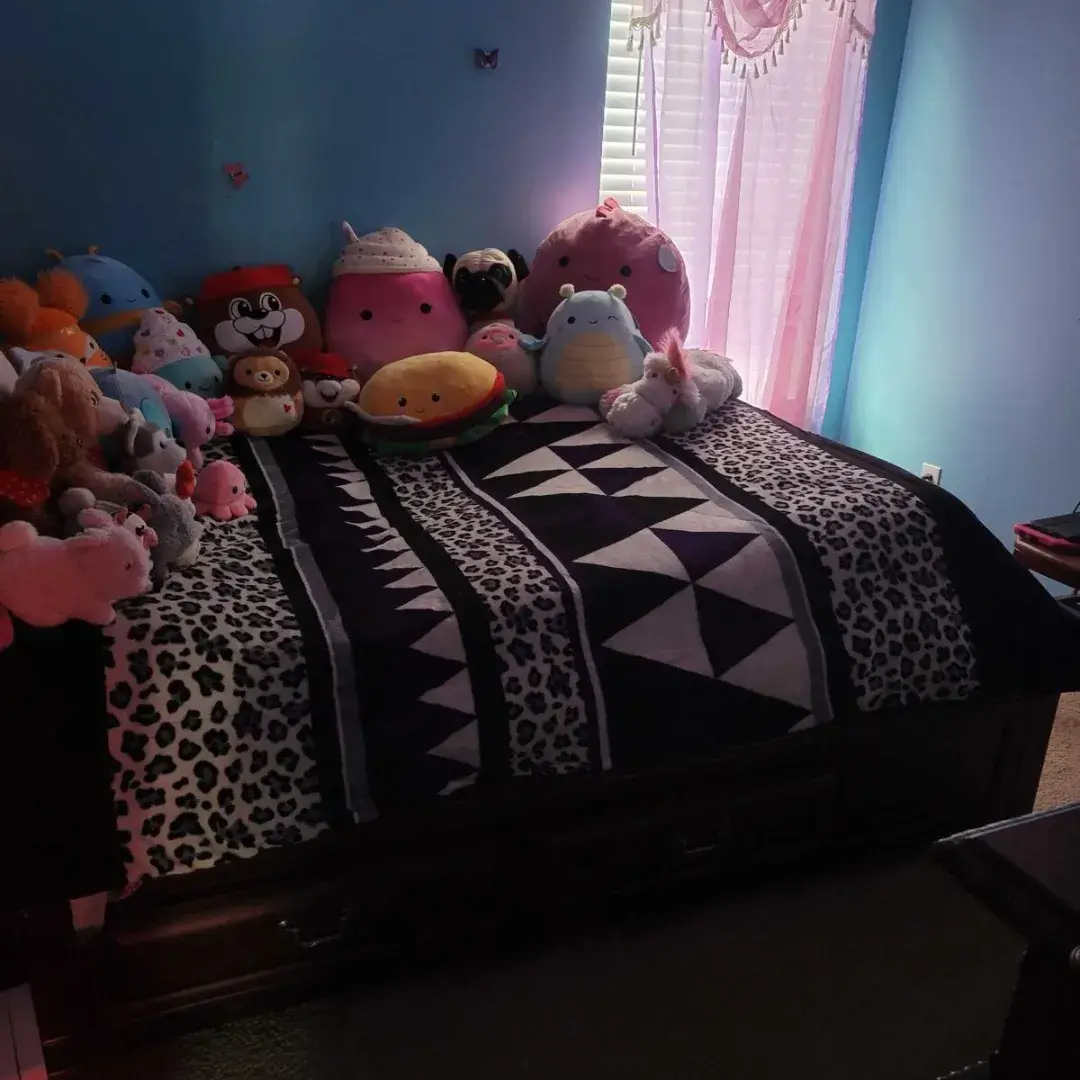 Neatly organized and cleaned children's bedroom in McDonough, GA